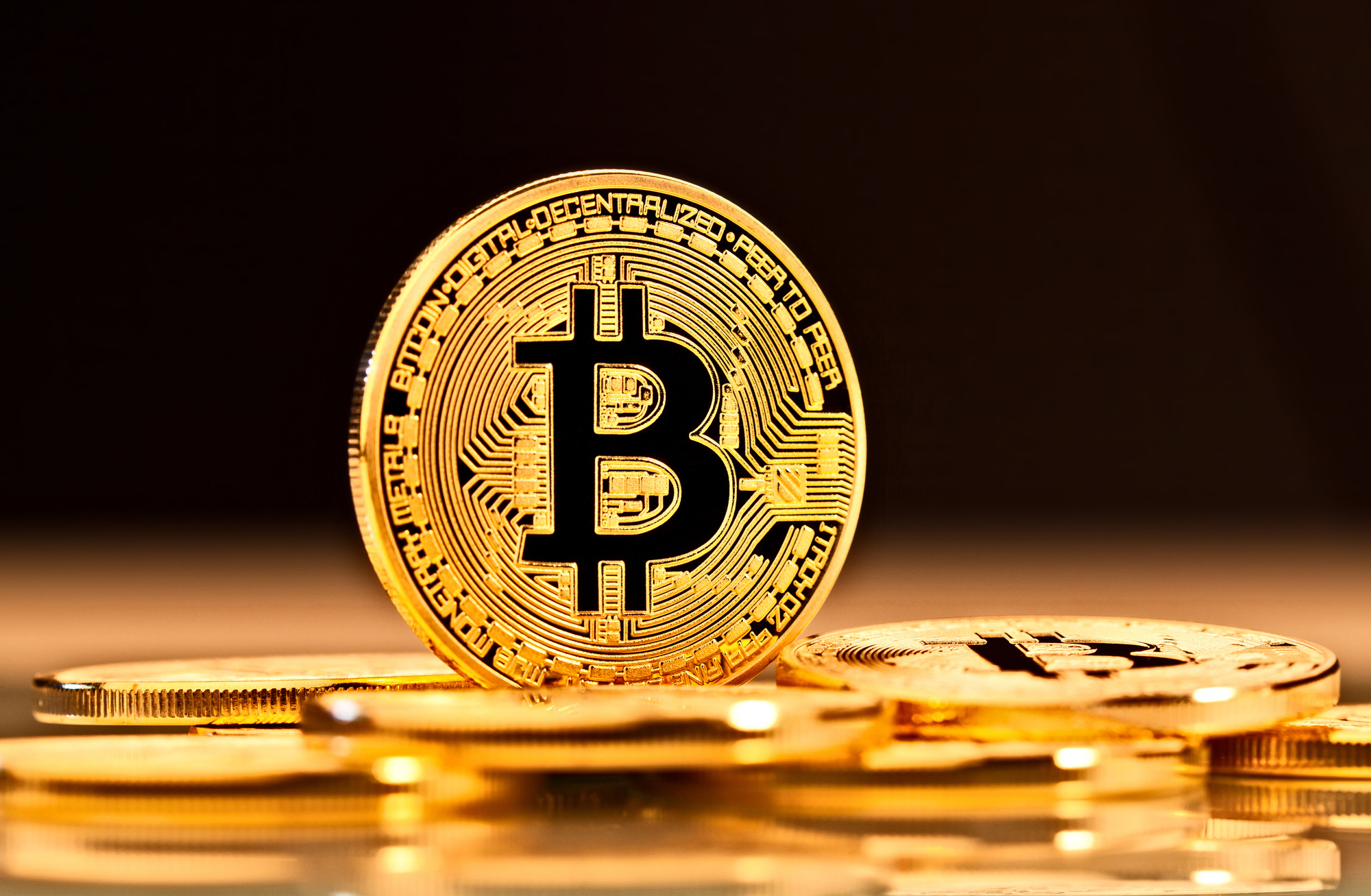 Golden Bitcoin Coin